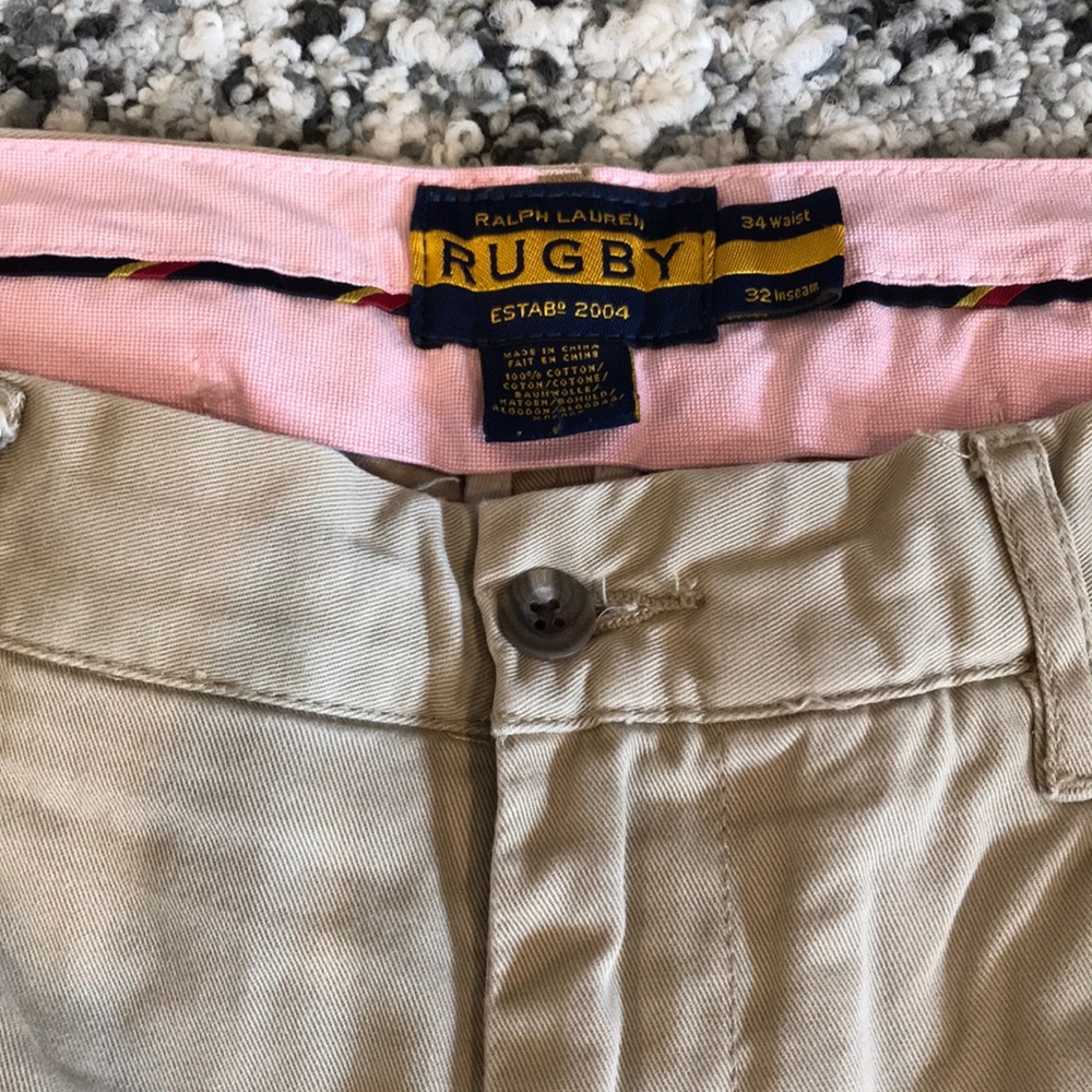 Vintage Rugby by Ralph Lauren khaki chinos in 34